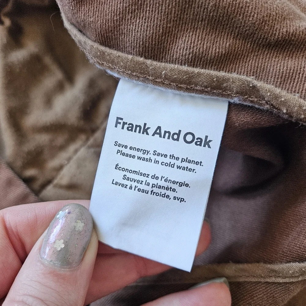 Frank and Oak Brown Shorts Size 4 - Picture 4 of 6